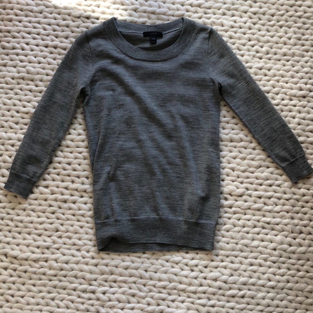 J Crew Tippi sweater in 100% merino wool.